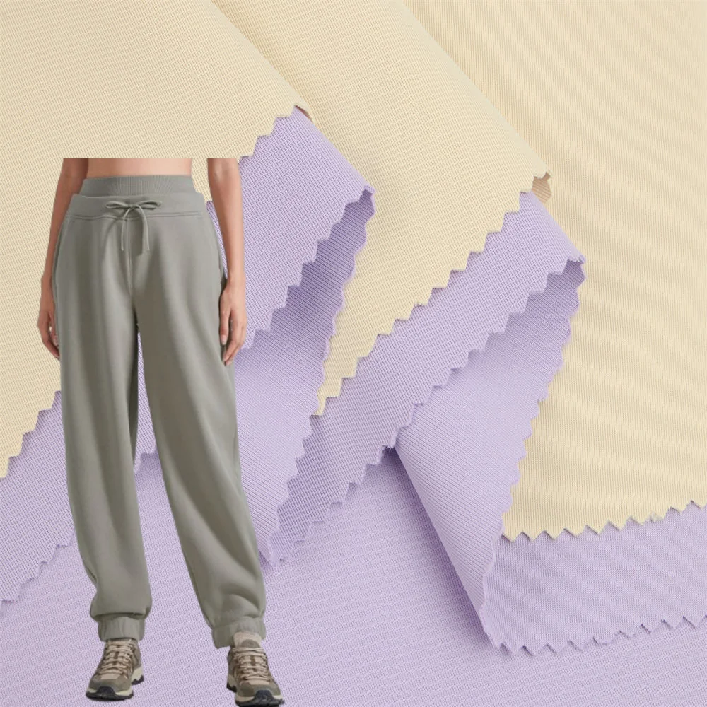 93 polyester 7 Spandex Elastic Pants Fabric cost-effective stretch fashion Fabrics for trousers men and women
