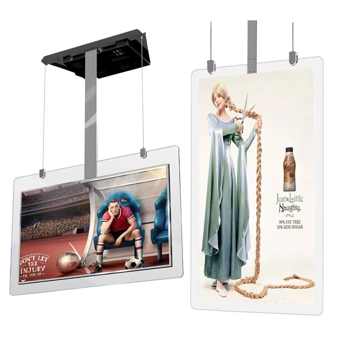 43 49 55 дюймов OED двухсторонний прозрачный стеклянный ЖК-монитор android wifi digital signage дисплей