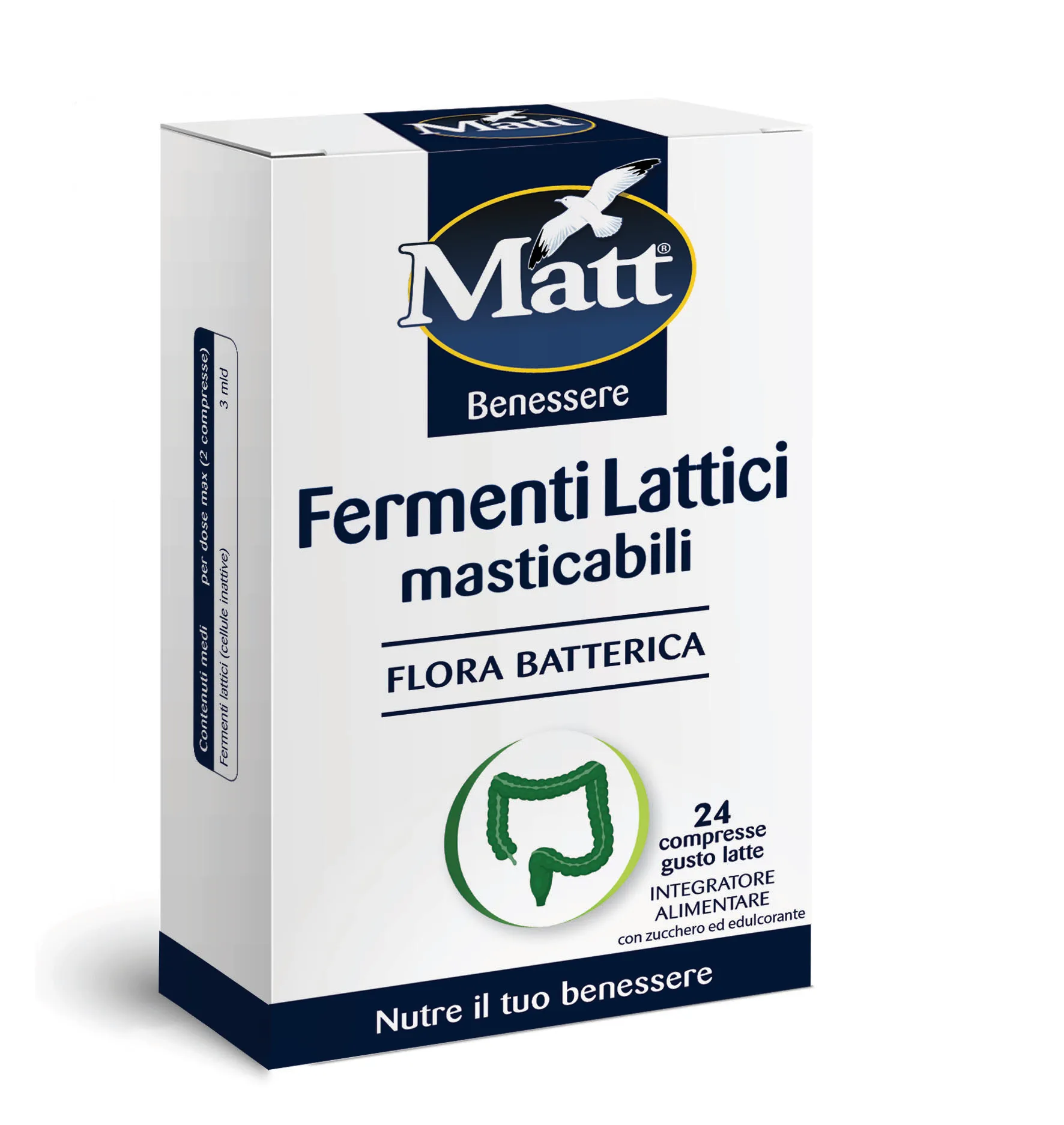 Italian Quality Bacterial Flora Healthcare Supplements Lactic Ferments Chewable Tablets for Export