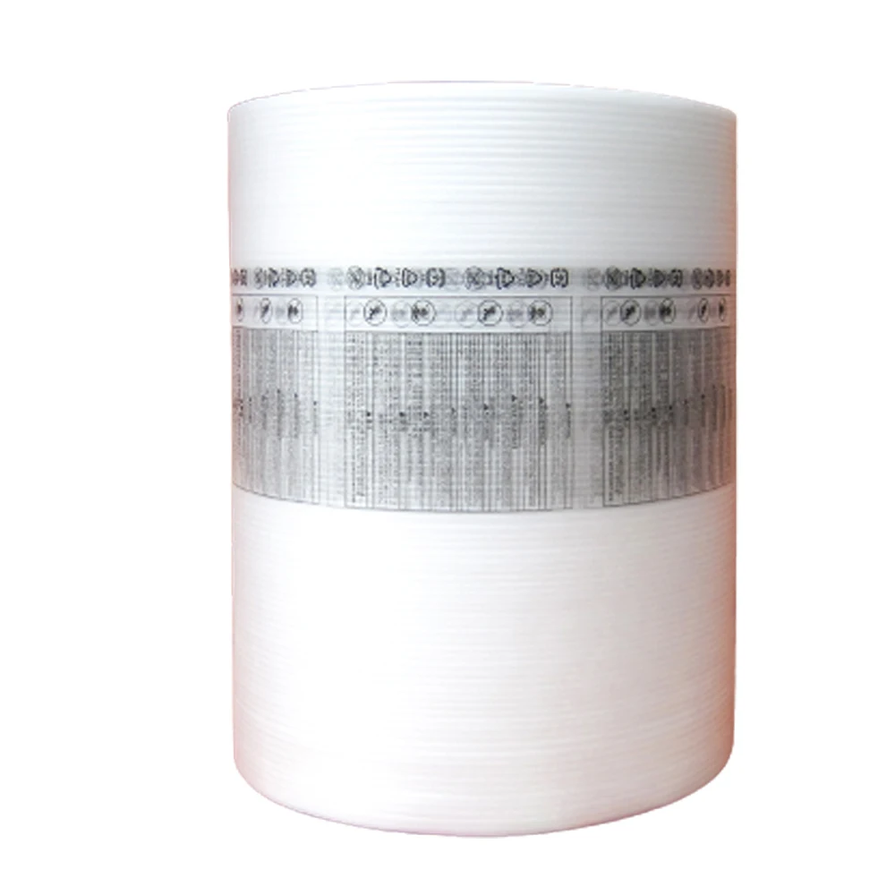 Рулон ламинированного пенополиэтилена высокой плотности цвет печати: черный толщина 0 5 мм