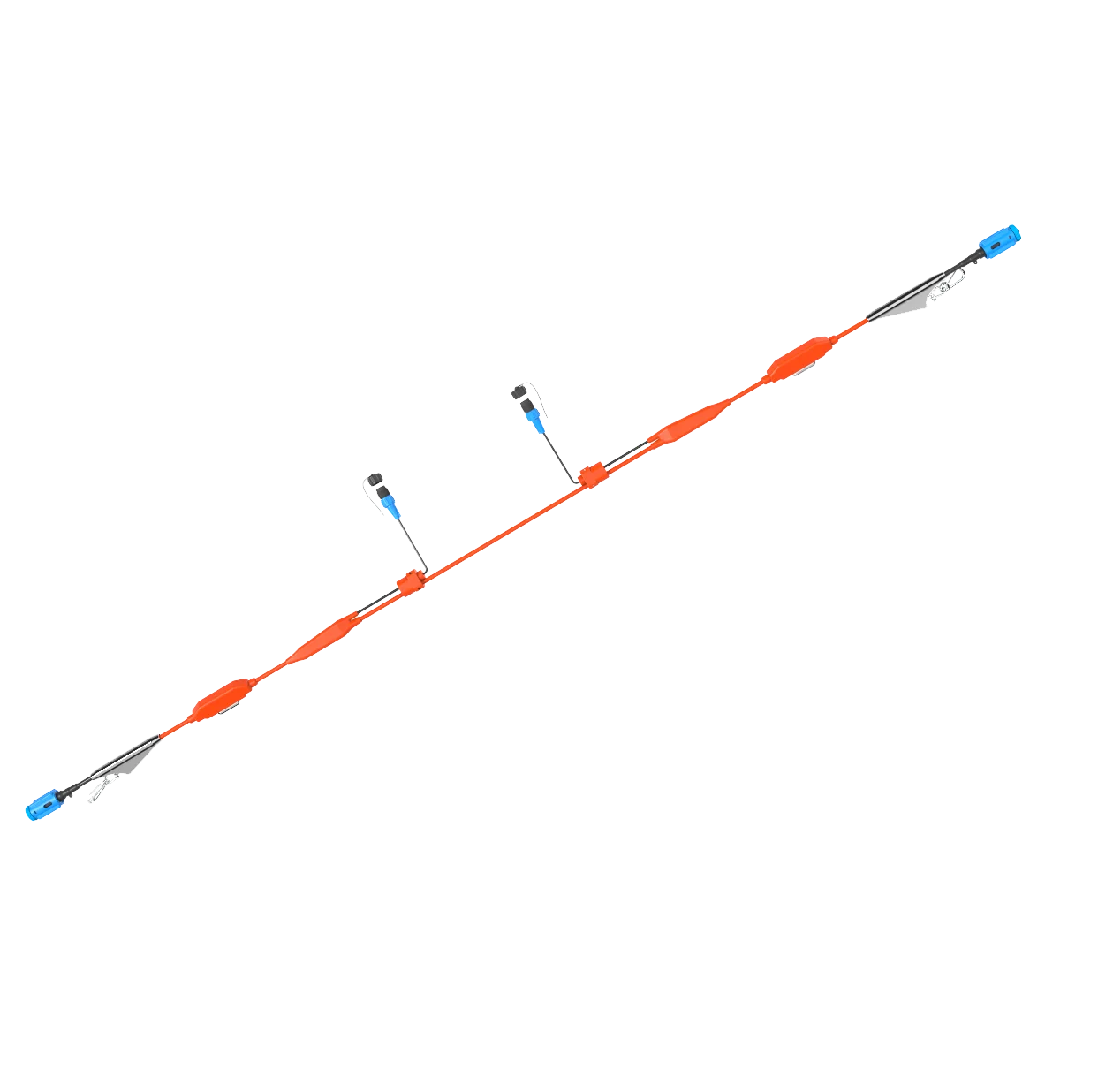Seismic recording system seismic cable for geoscientific detection application