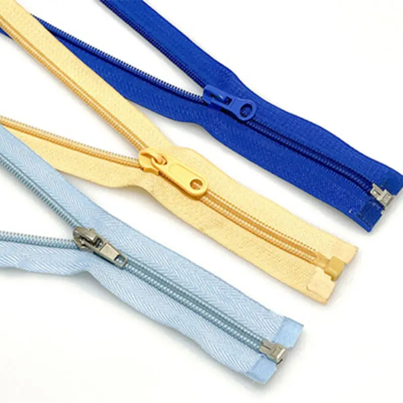 Metal Zipper Nylon Clothing Design Accessories  3# 5# 7#  Double-sided Slider Metal Teeth Zipper