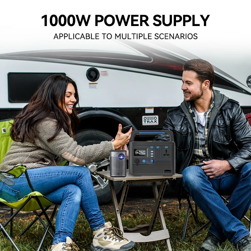 Best Price 1000W Portable Solar Generator Power Station Emergency Energy Storage Supply LiFePO4 Battery MPPT Camping Car Outdoor
