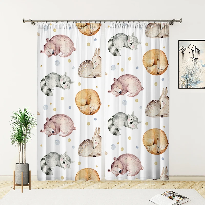 
Hot Sale Factory Direct Luxury House Quality Sunblock Readily Made Curtains For Girls Bedroom 