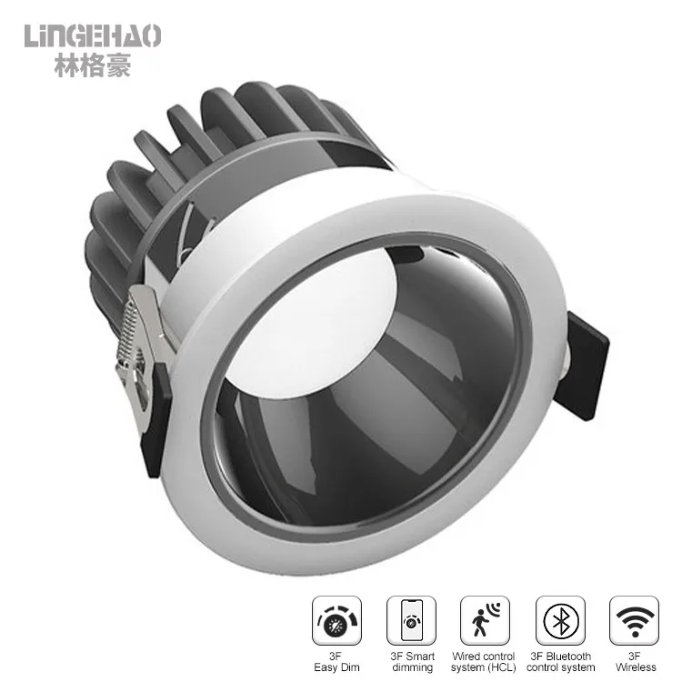 Fashion Energy Saving Lamp Dimmable Recessed Adjustable Stage Home Hotel Spotlight 12W Led Spot Light