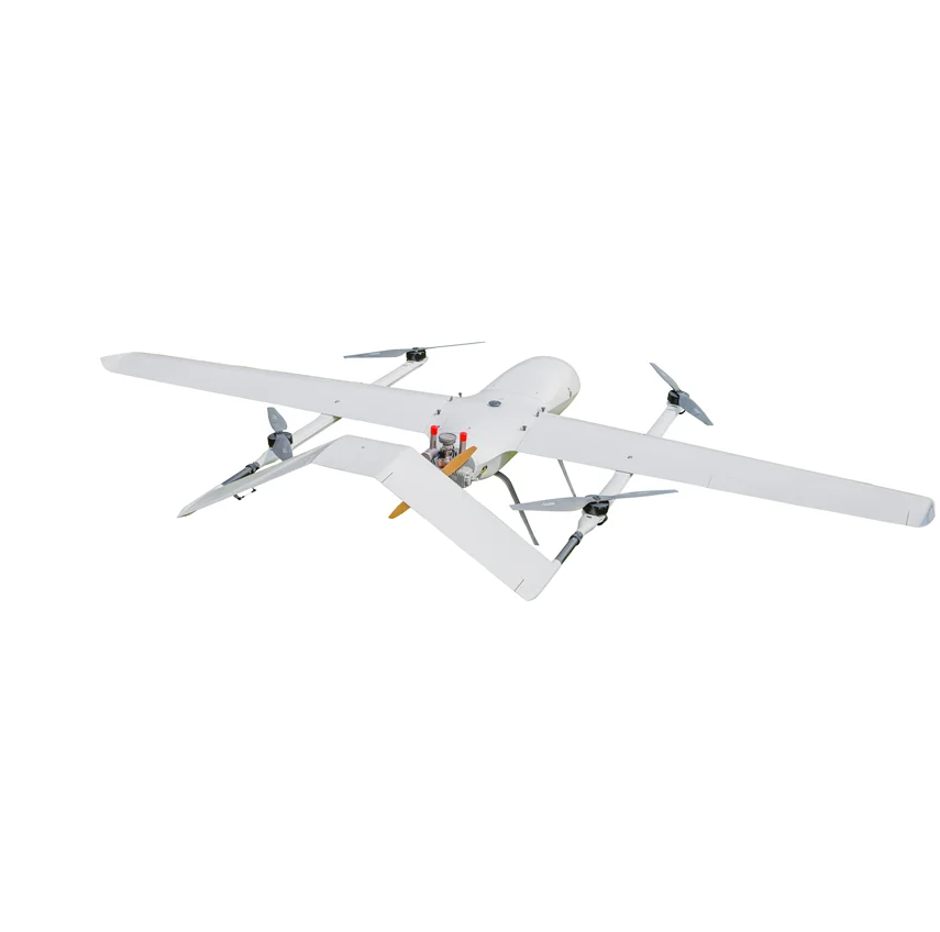 High Quality Long Distance Remote Control Hybrid Fixed Wing Drone Uav For Mapping Surveillance Photography Delivery With Camera