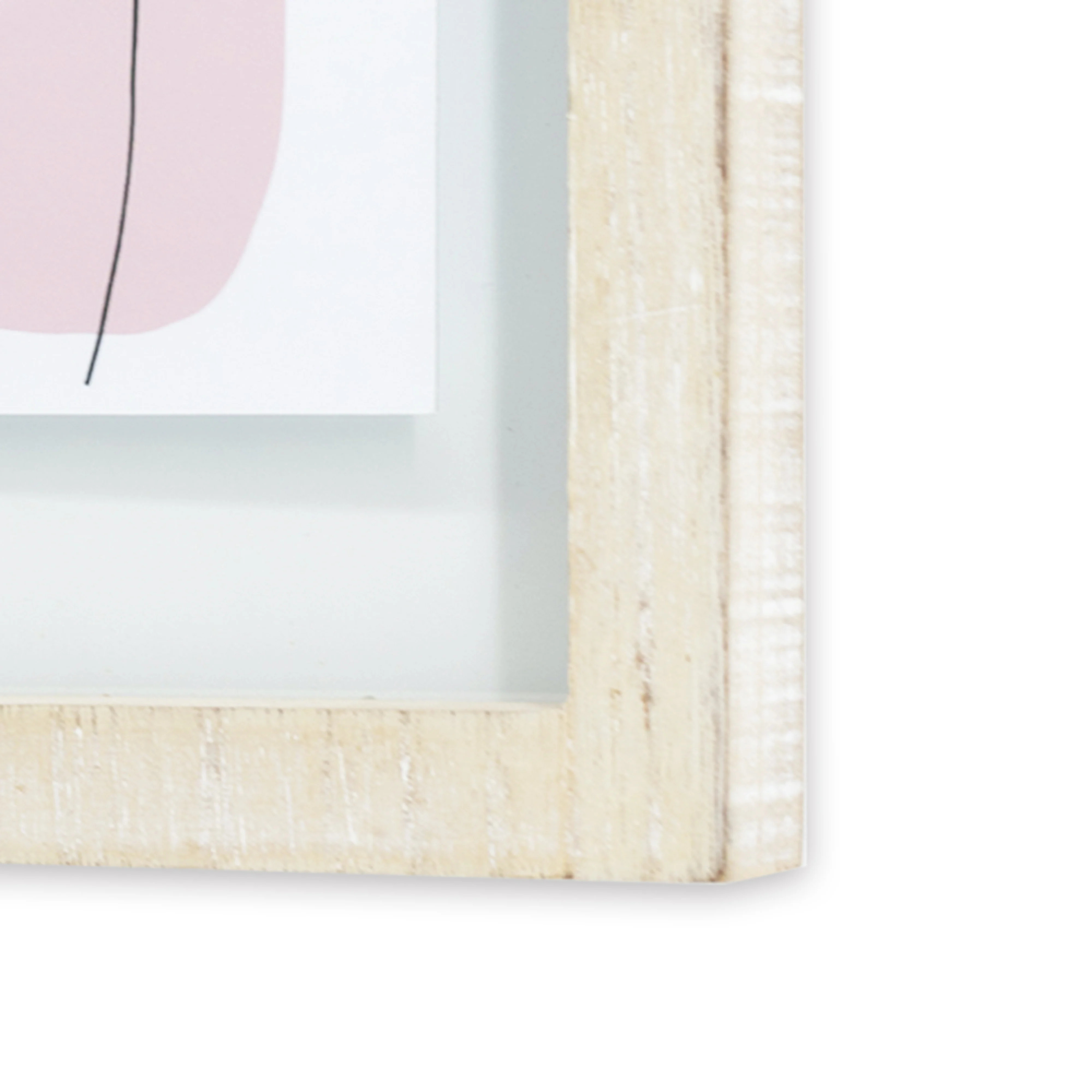 Wood Photo Picture Frame With Glass Backboard For Wall Table Decor