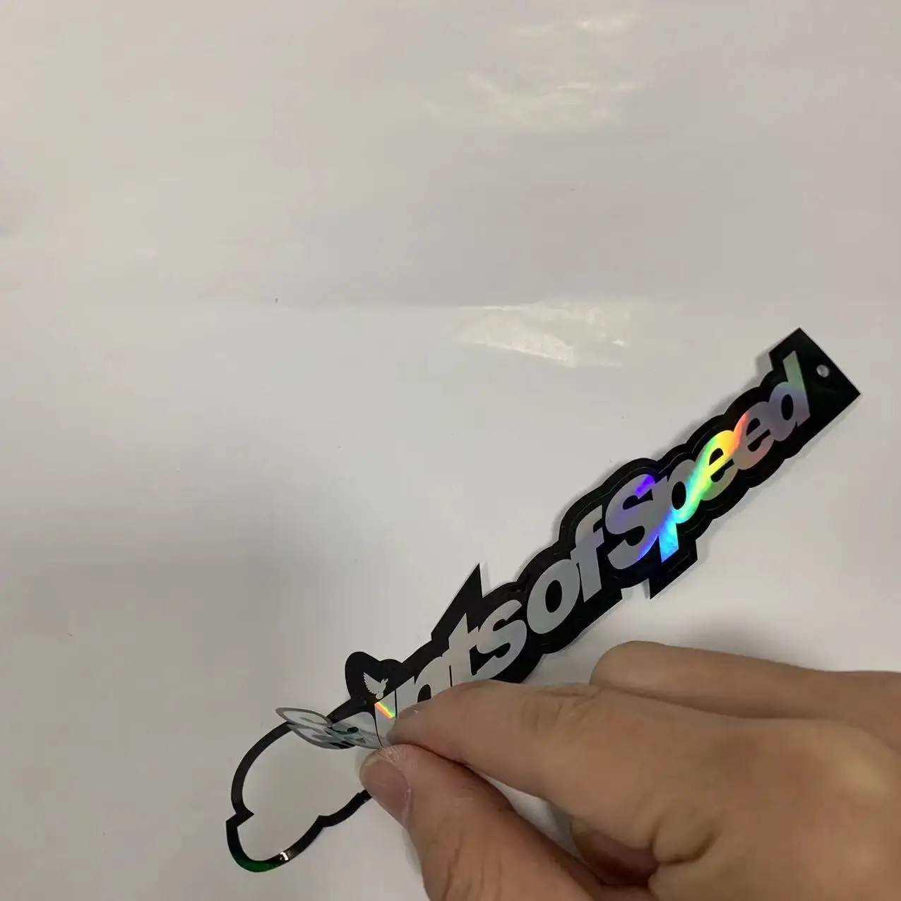 Custom Design Printing Waterproof Holographic Die Cutting Hologram Laser Label Stickers