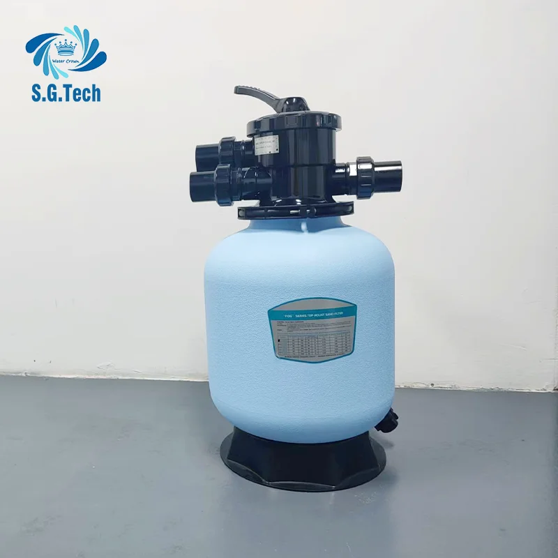 Water Crown High Quality Top/Side Mounted Sand Filter Tank High Quality Swimming Pool Filters