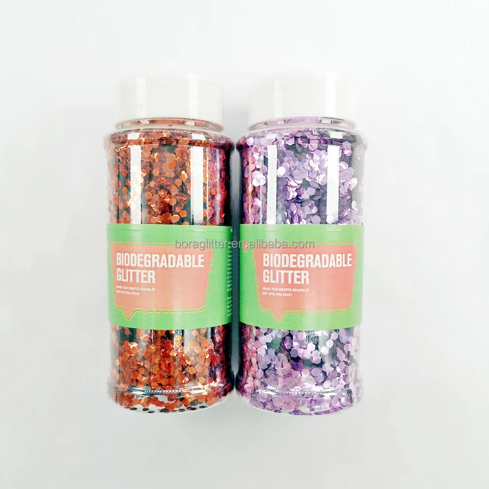 Hot Sell Wholesale Glitter Non-PLA Material Biodegradable Glitter Powder For Art&Crafts DIY
