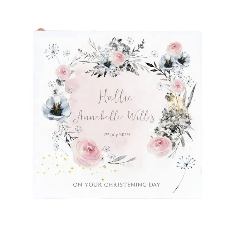 Personalised Baptism Baby Video Christening Card Girl  Daughter NIECE Christening Boy Baby  Naming Day  Card