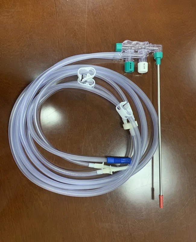 Disposable Suction Irrigation Set With Two Spikes