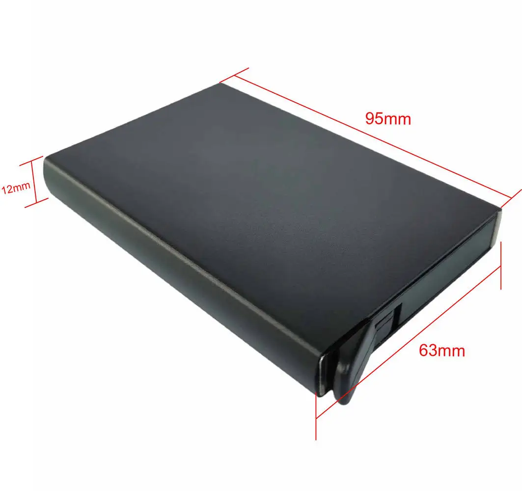 Wholesale  Business Gift 10 cards large capacity  Aluminum Metal Blocking Minimalist Men Pop up Credit Card Holder Wallet