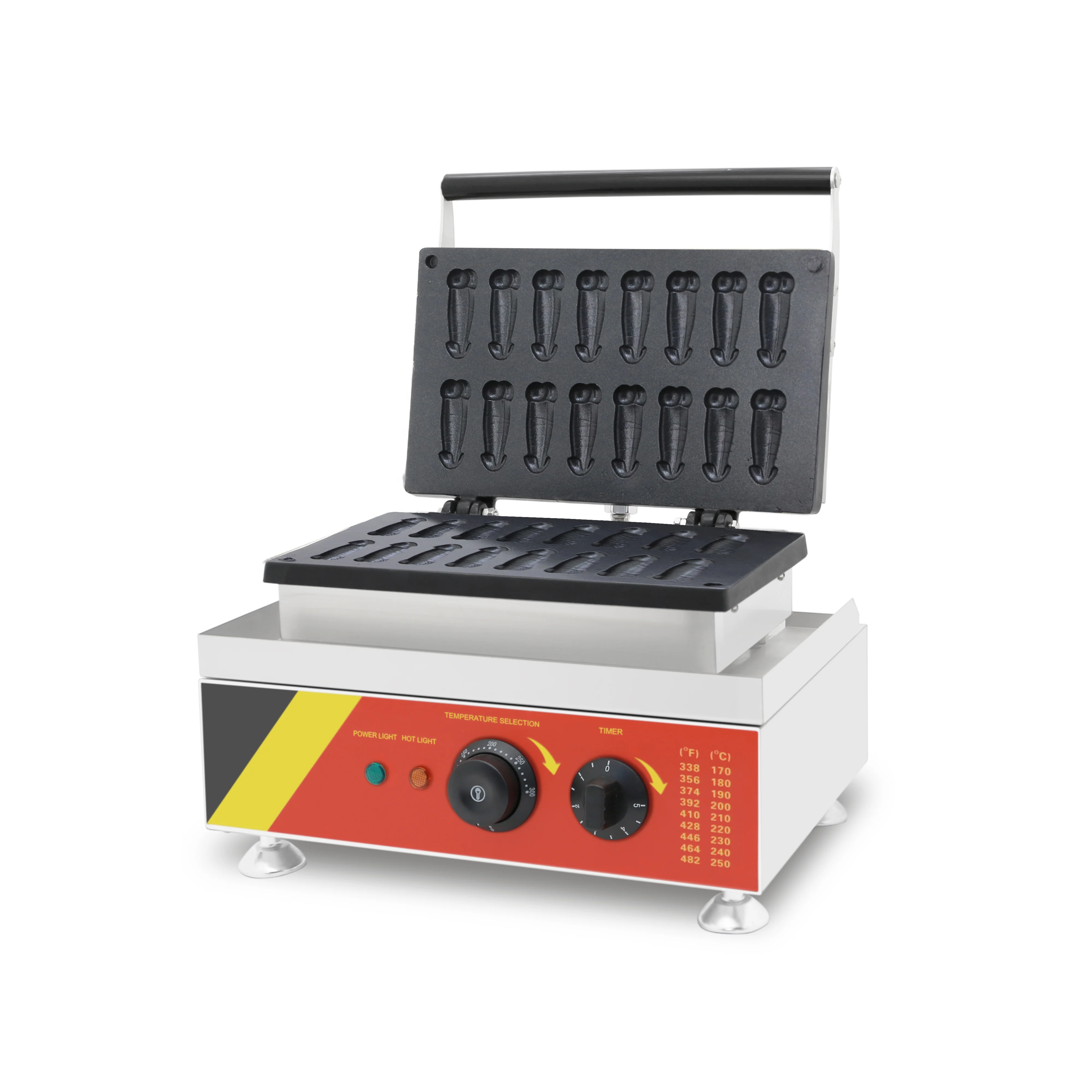 Free Shipping Mini 16 Pcs Commercial Non-stick Penis Waffle Maker 110V 220 Electric Big Cock Waffles A Gayke Penis Machine