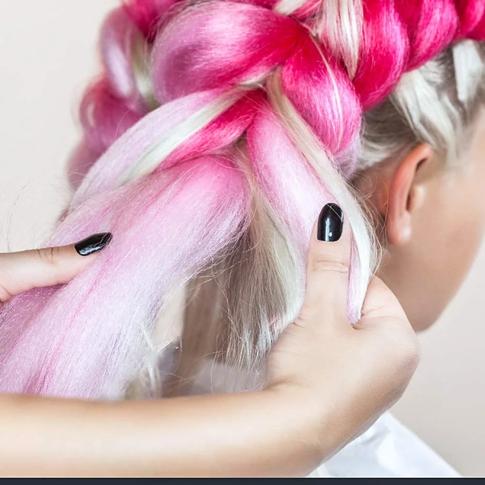 Sinyoo 100g High Drop Shipping Temperature Synthetic Fiber Fashion Hair 24 Inch Synthetic Braiding Hair Extensions