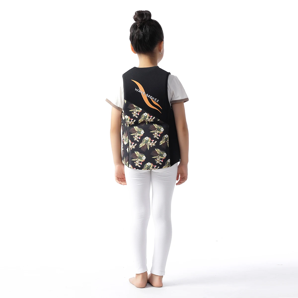 Kids Swim Jacket Float Vest Swimsuit - Boys Girls Children Neoprene Swimwear Buoyancy Jacket Floating Suit