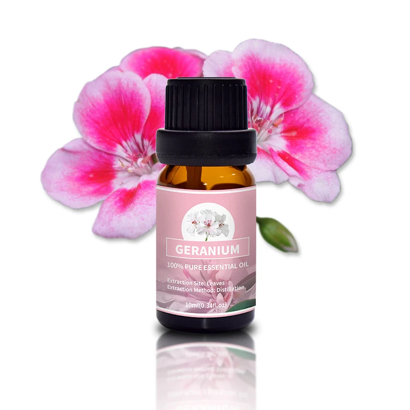Factory Suppliers 100% Pure Natural Organic Aromatherapy Fragrance Egyptian Geranium Essential Oil
