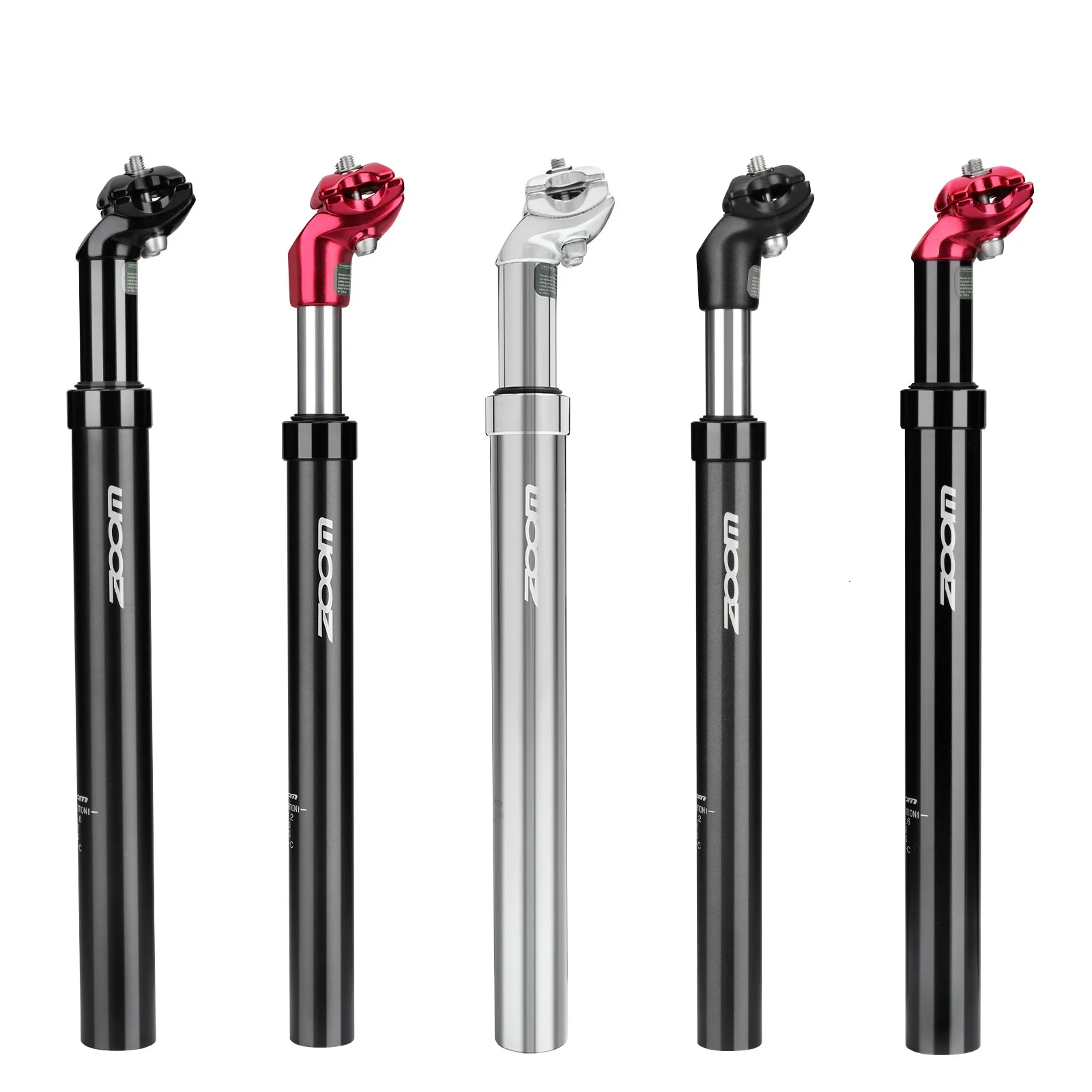 ZOOM Suspension Seatpost Mountain Bike Hydraulic Shock Seatpost 31.6 27.2mm, etc