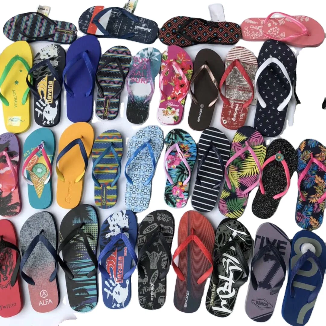 Flip Flops Fashion Beach Shoes Large Size Men Sandals Stock slippers, foot clippers, herringbone slipper