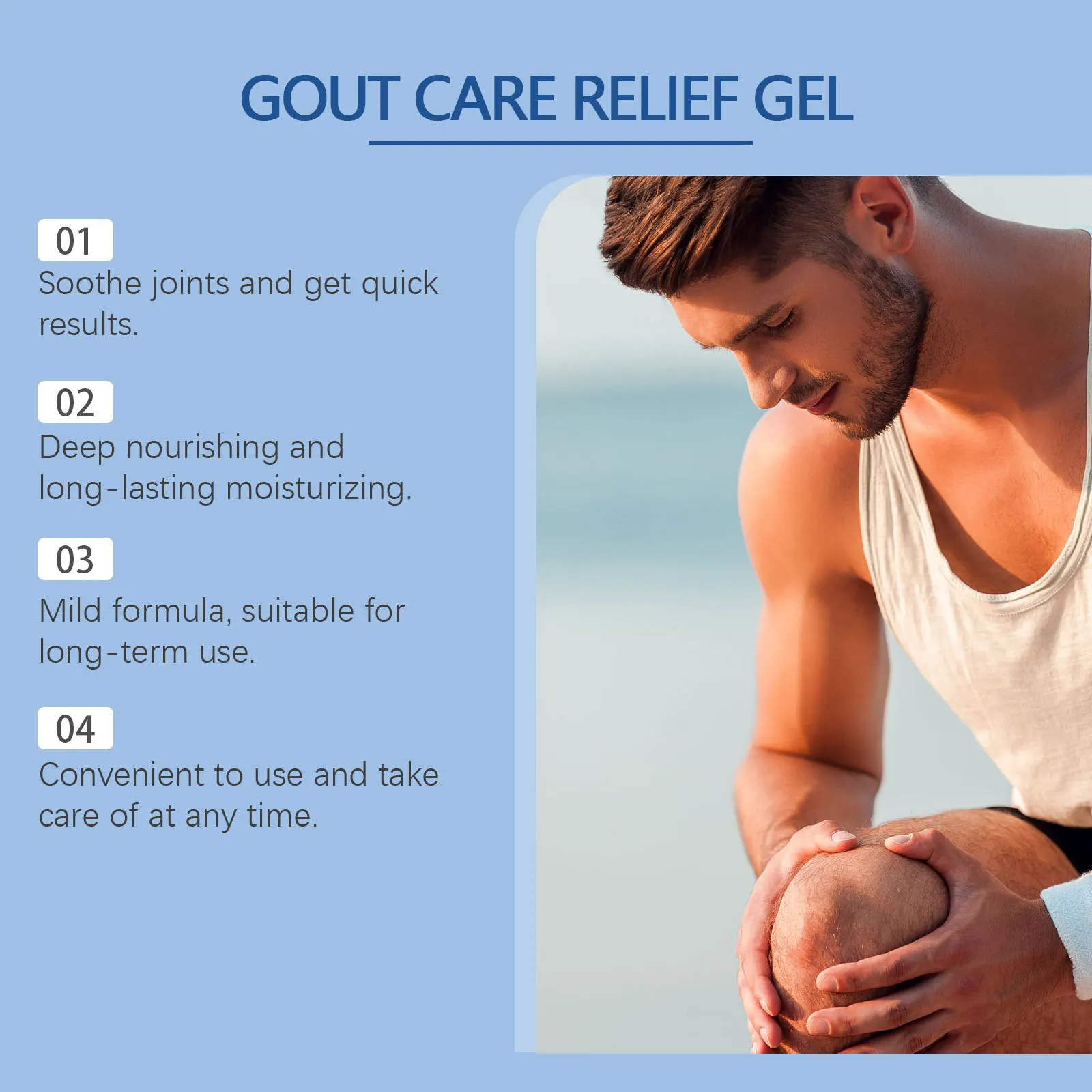 Joint soothing care gel relieves wrist and knee comfort body external application care gel