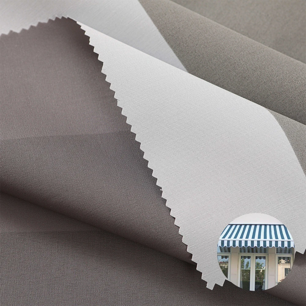 crochet umbrellas fabric 100% polyester waterpoof  uv resistant  outdoor fabrics