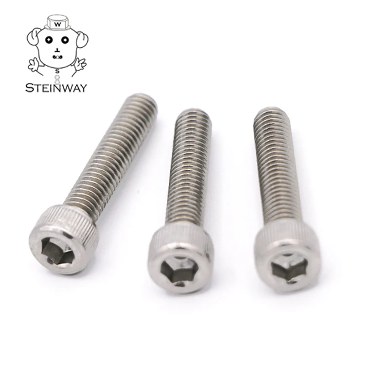 Винты Unc #6-32 #8-32 винты из нержавеющей стали с головкой и шестигранным отверстием ANSI/ASME b18.3 накатанной