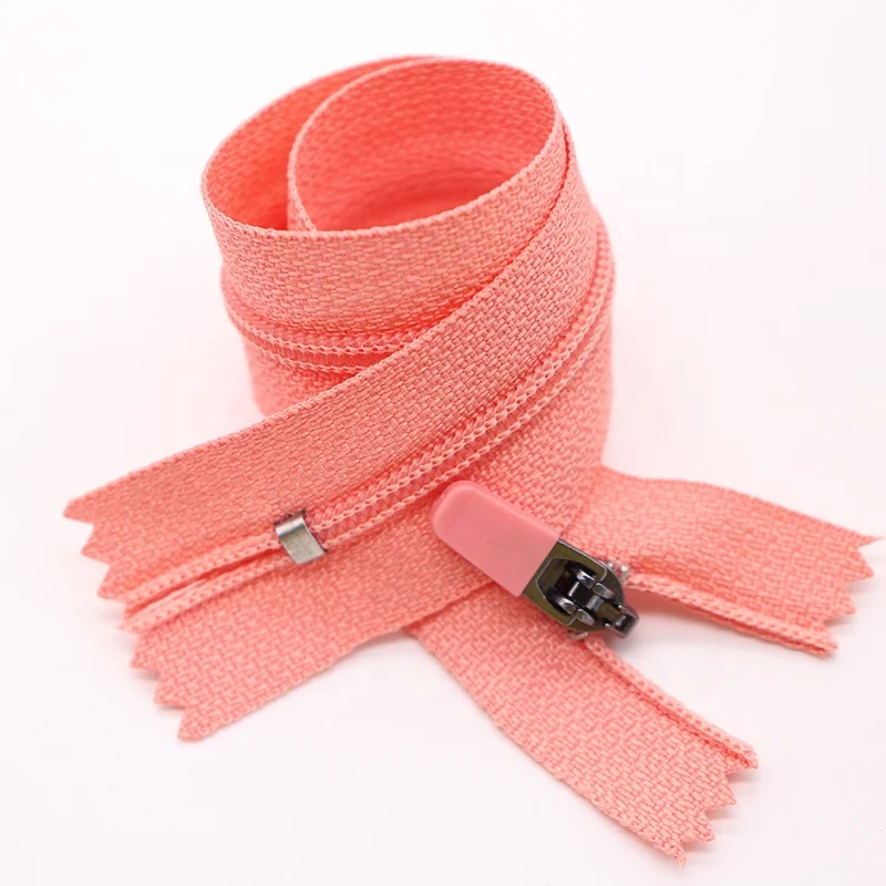 close end lock-puller nylon zipper for sport short zipper for pocket cycling zipper