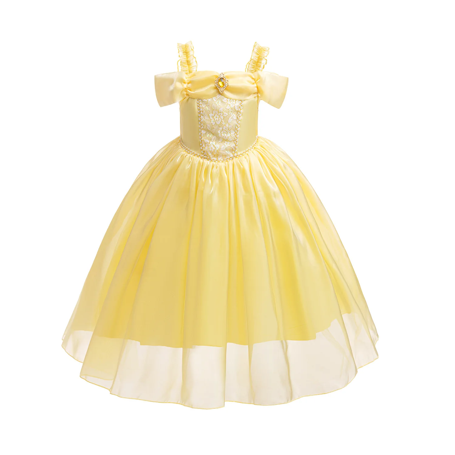 SB02   Children Dresses New Fashion Kids Wear Frock Latest Design Off Sleeves Halloween Party Girls Party Costume Dress