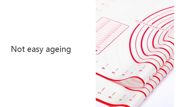 40*60 cm Russian Popular Silicone Baking Mat Non Slip Pastry Mat with Measurement Baking Mat