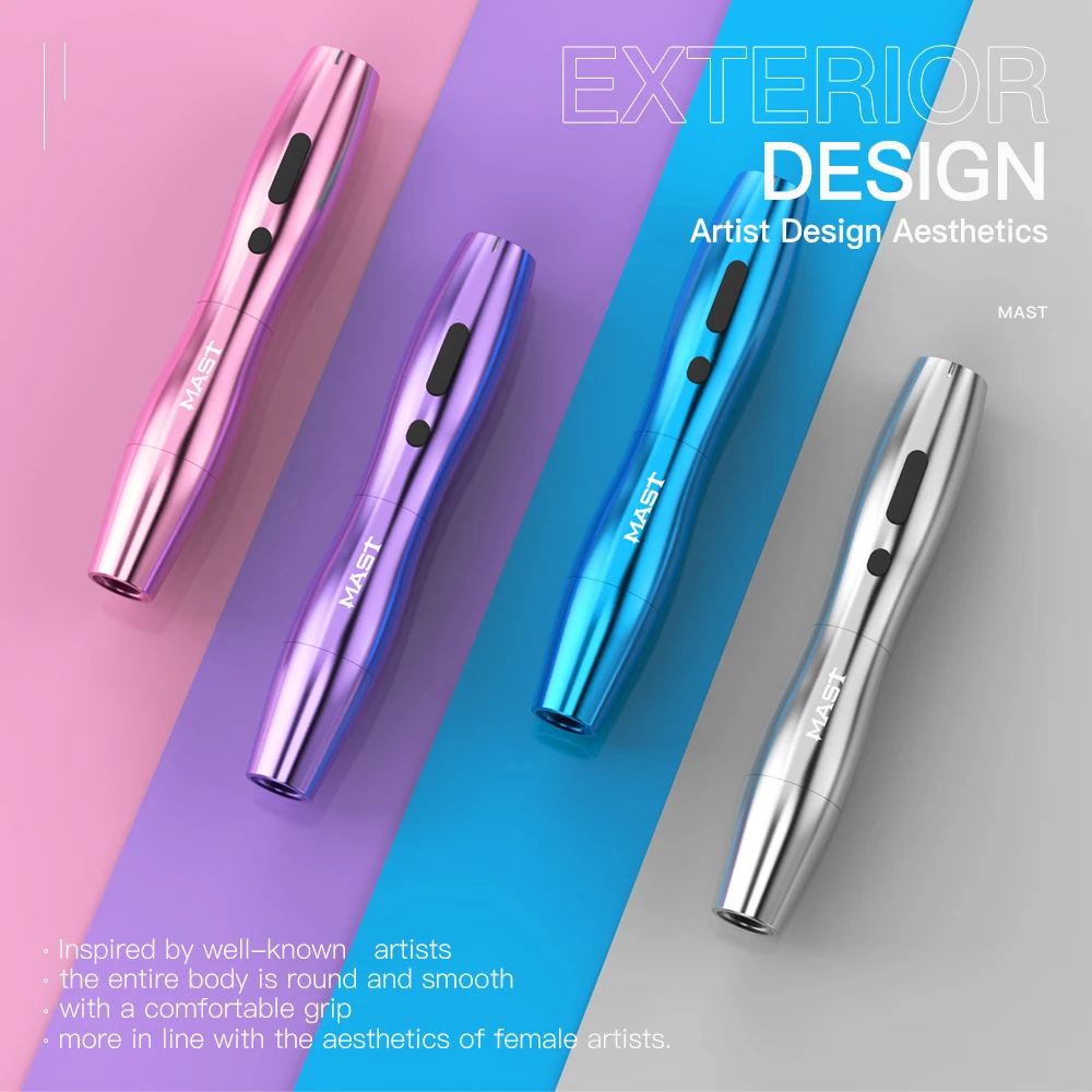 Flash Sale Mast P20 Maquina De Tatuar Wireless Microshading Tool Permanent Makeup 2.5MM Stroke Tattoo Machine