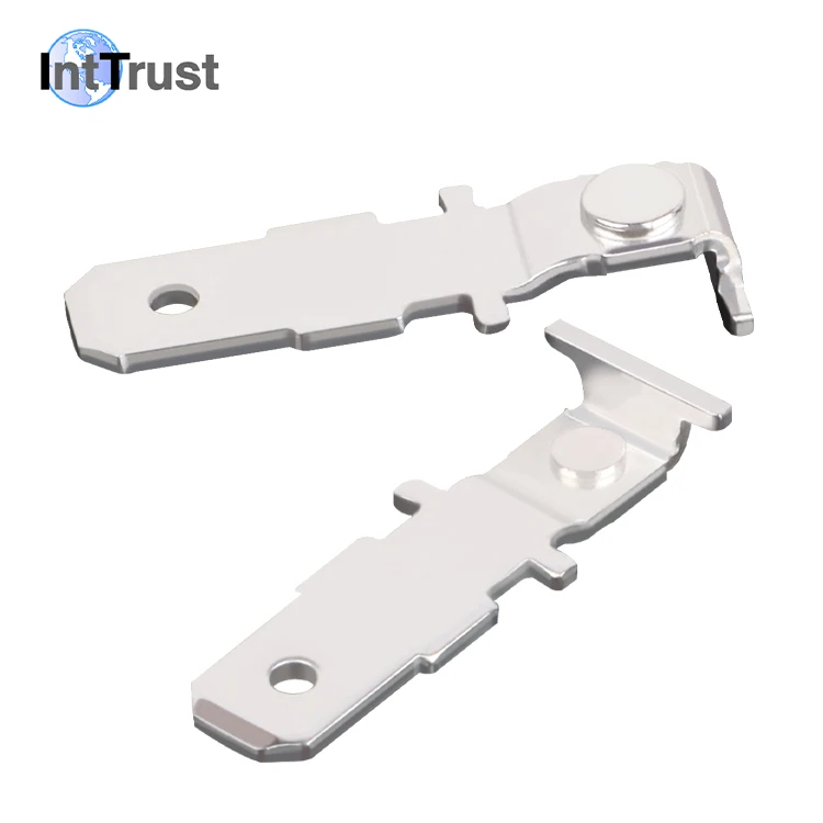 Custom Miniature Circuit Breaker Part Moving Contact With Silver Coating Precision Sheet Metal Stamping Parts