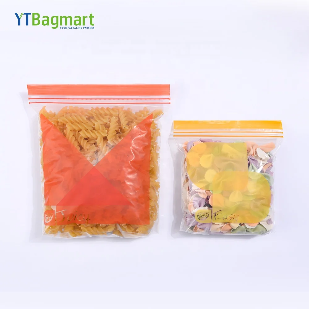 Прозрачная упаковка для пищевых продуктов YTBagmart пакеты с двойной застежкой-молнией водонепроницаемые