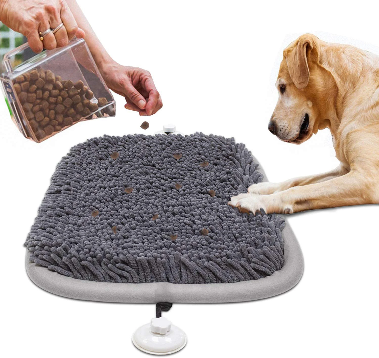 Pet Activity Enrichment Dog Sniffing Mat Find Food Toy Game Blanket Nose Work Snuffle Mat for Dogs