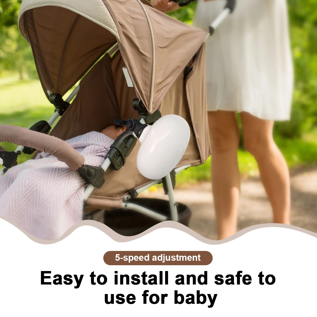 New Hot Sale Electric Portable Baby Stroller Rocker for Stroller Pram Pushchair Buggy Baby Products Hot Selling 2024