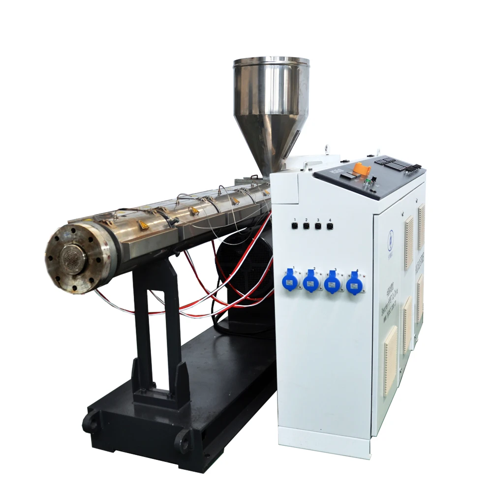 Filler color Master batch pellets granules Single Screw Plastic Extruder manufacturer output 200 300 400 500 700kg/h  For Sale