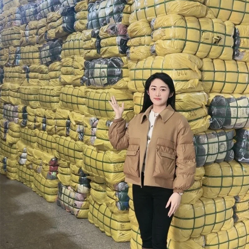 Ukay Bea code mixed used clothes in bales Philippine direct suppliers wholesaler summer lady trendy style t shirt