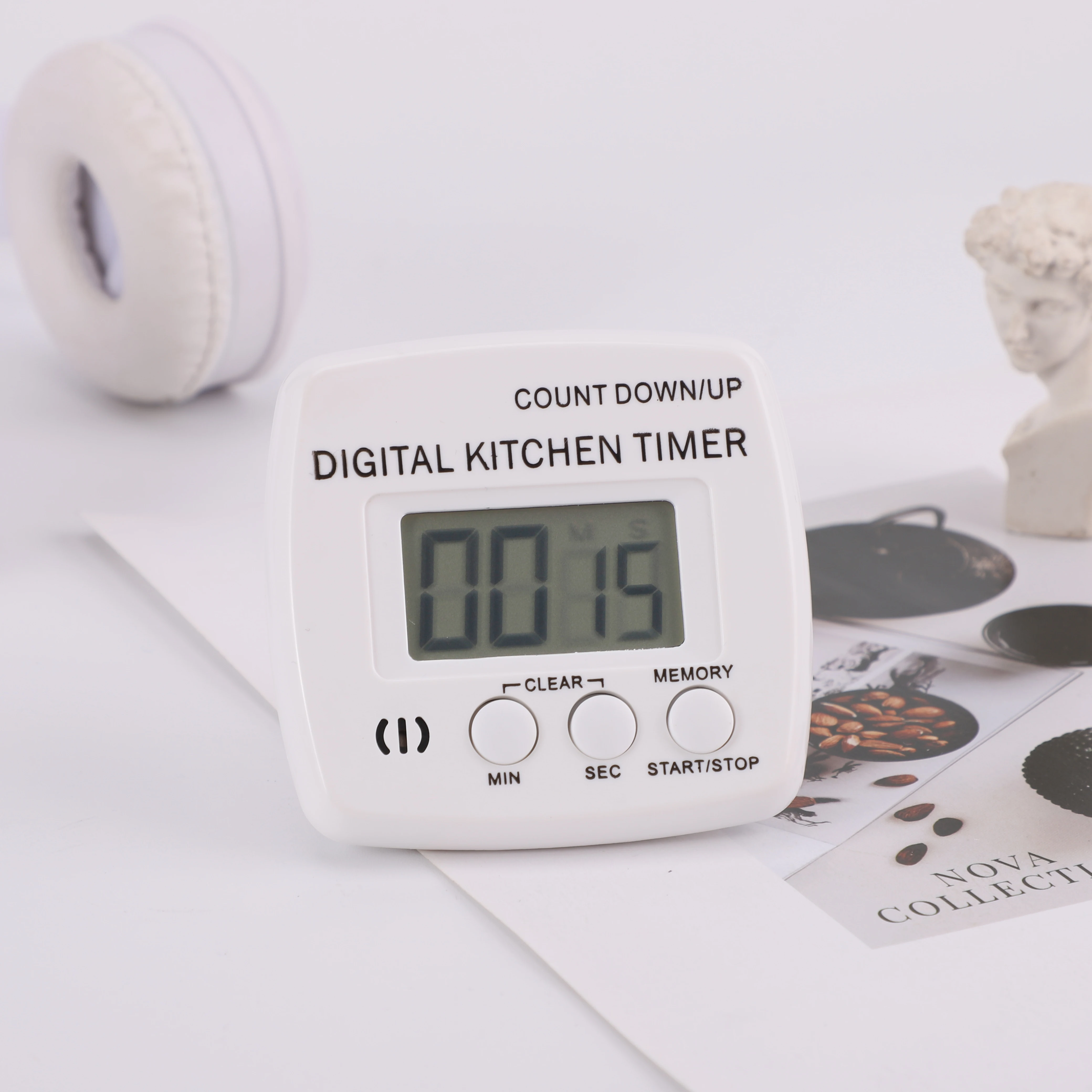 Mini kitchen  countdown timer battery cute digital countdown timer LCD screen