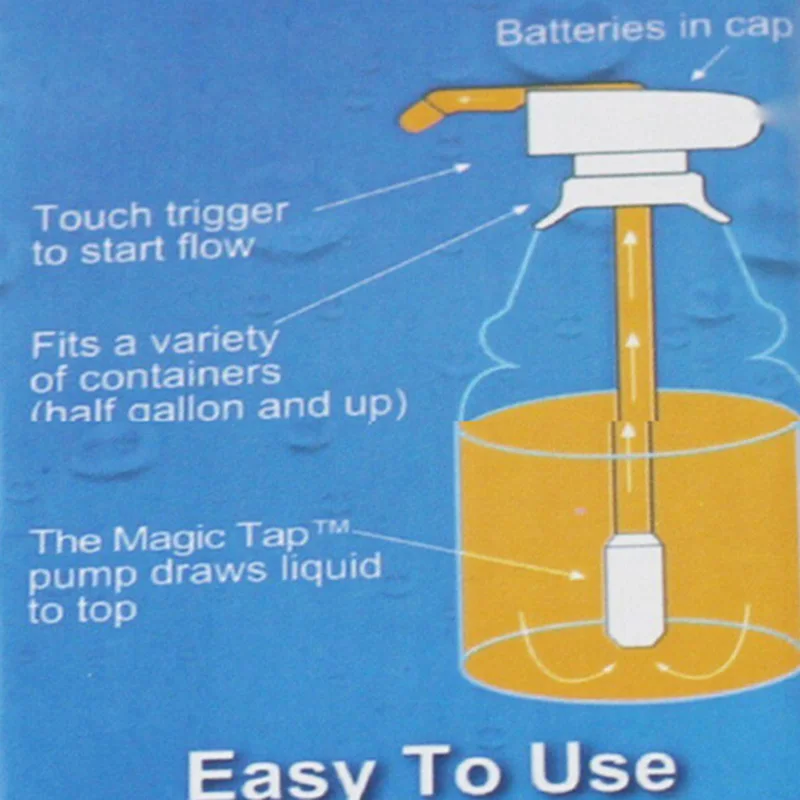 01          Tap Water Drink Beverage Dispenser Electric Automatic Dispenser For Party Outdoor Home Kitchen Tool