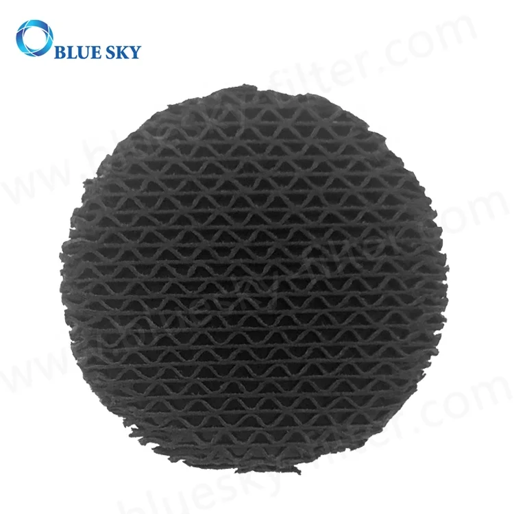 
Round Black Carbon Dust Porous Filter Paper Based Corrugating Medium Corrugated Paper Air Filter Replacement for Air Purifier 