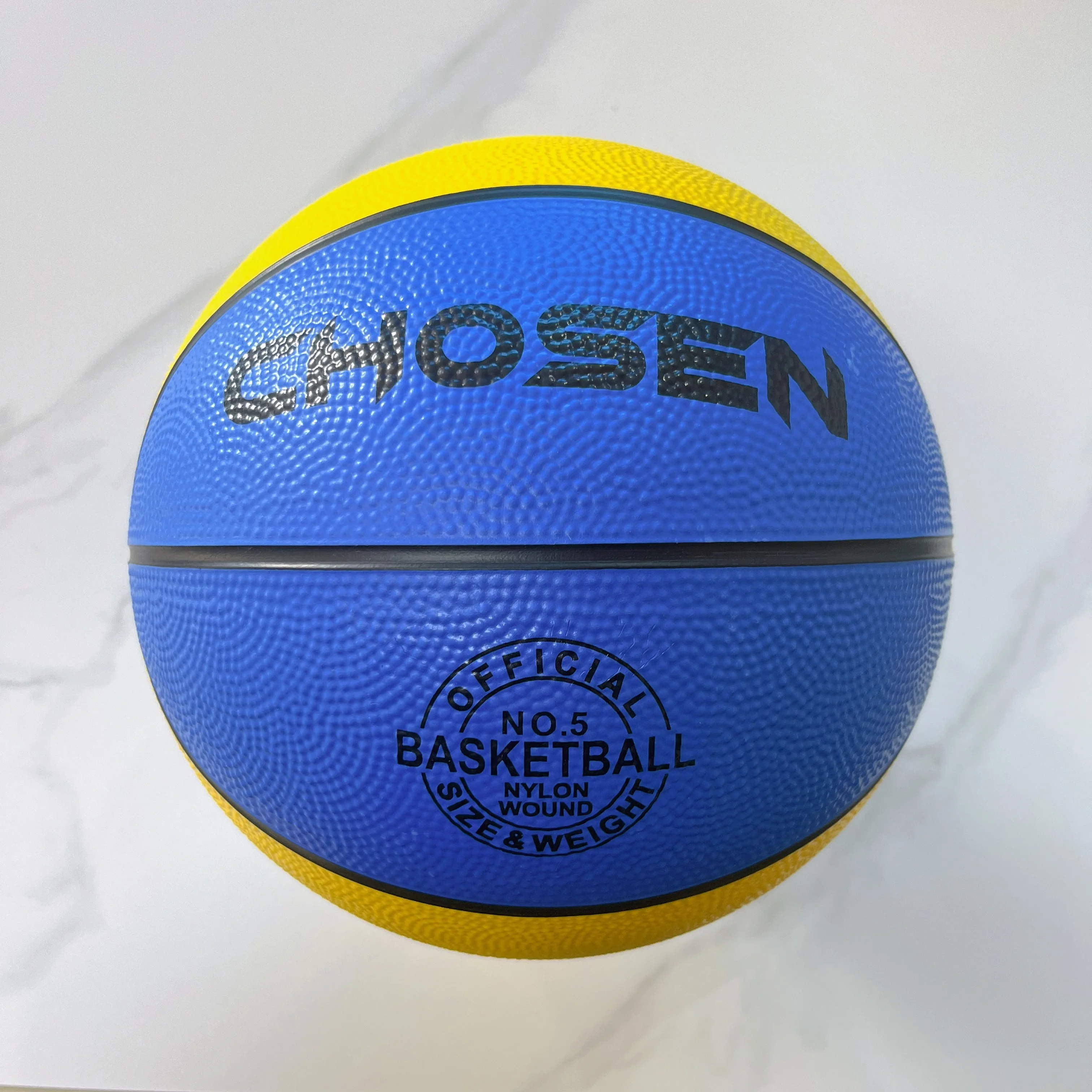Cheap Outdoor Sport rubber basketball ball custom logo size 7 6 5 4 3 2 1