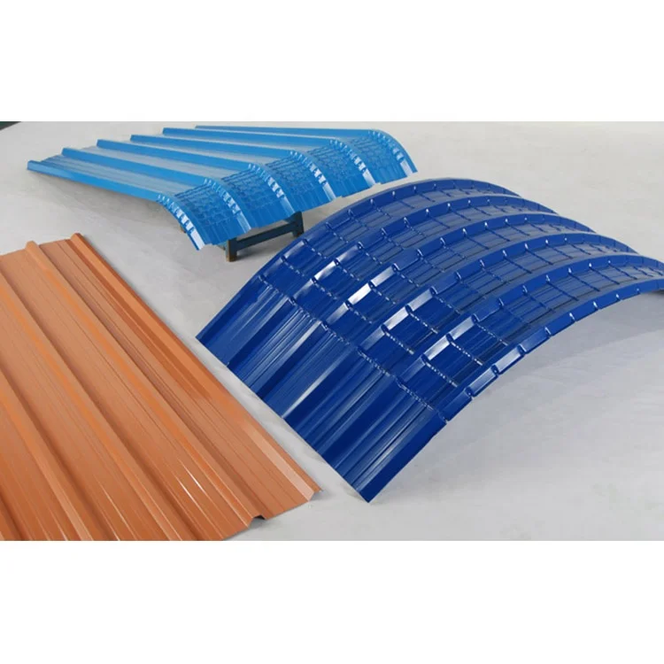 PPGI Color coated corrugated roofing sheet PPGL high quality prepainted galvanized Corrugated steel tile