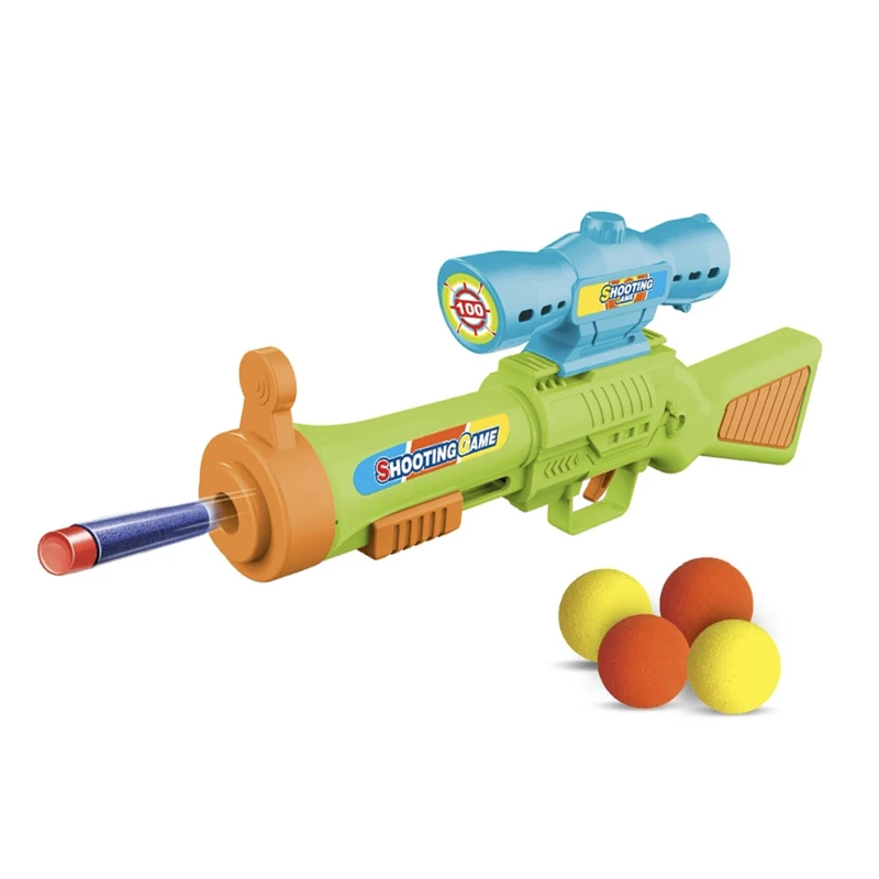 2in1 Shooting high quality new air soft foam ball bullet targets gun toy for kids