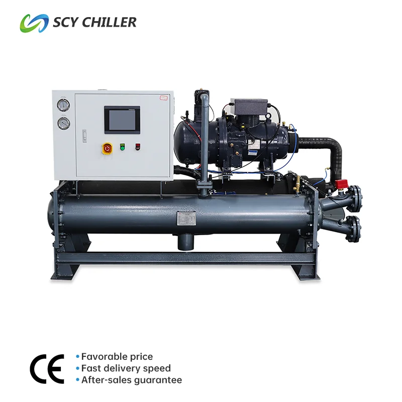 70 90 100 tons Plastic Industrial Water Cooled Screw Chiller for Plastic Injection Molding Machine