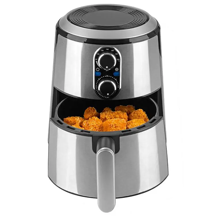 Kitchen Appliances 2.8L Oil-free Fryers Electric Air Fryer Mini Air Fryer without Oil Mechanical Stainless Steel OEM ODM PTFE