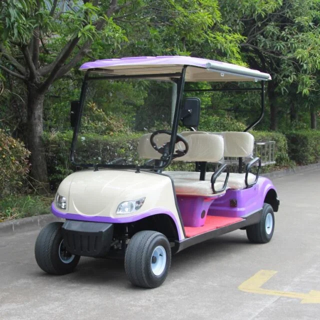 Factory Price Mini Electric Club Car 4 seat golf buggy LQY047