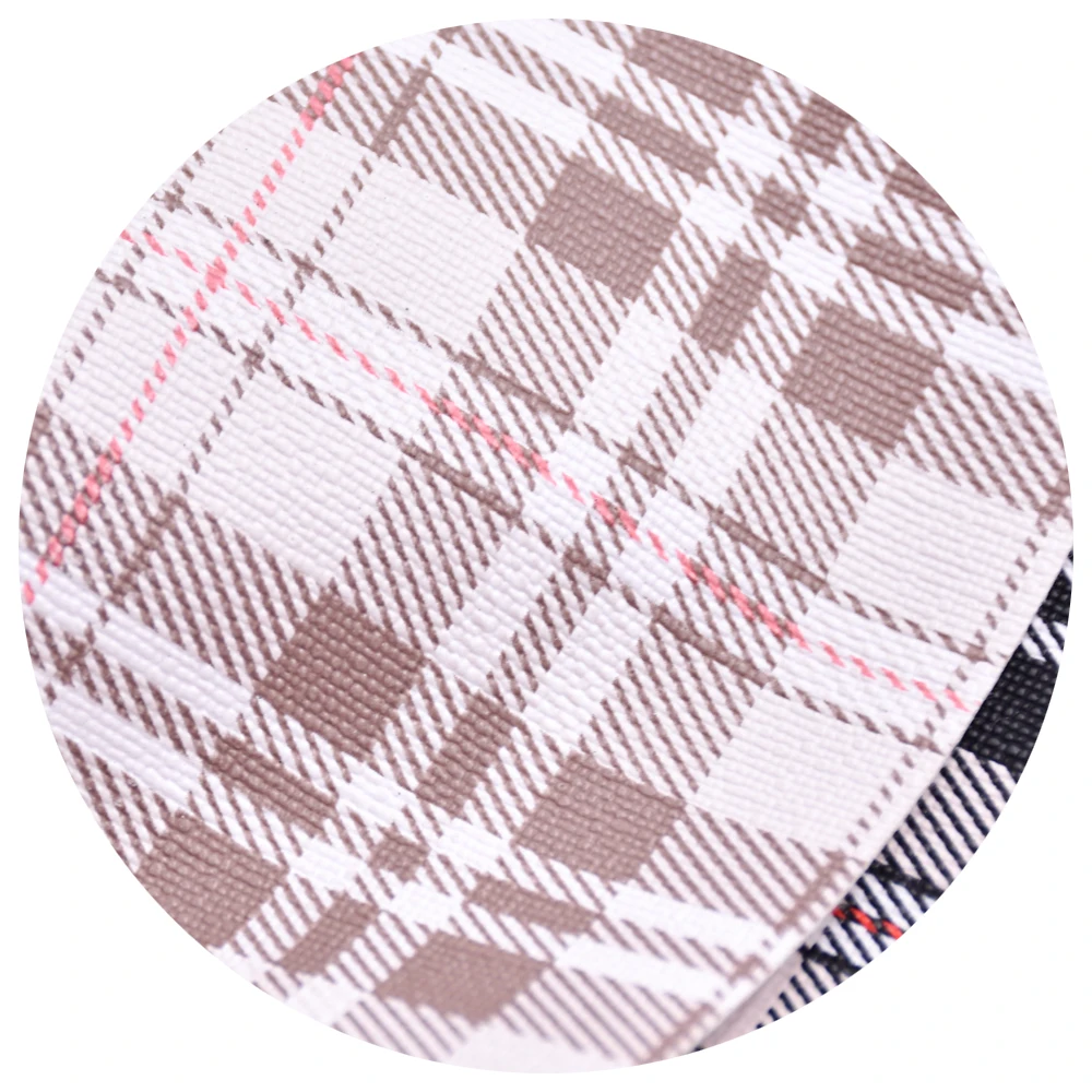 Best Light Thin Texture Material Price Per Meter Lattice Crossed Pattern Handbags Printed Synthetic Leather Pvc