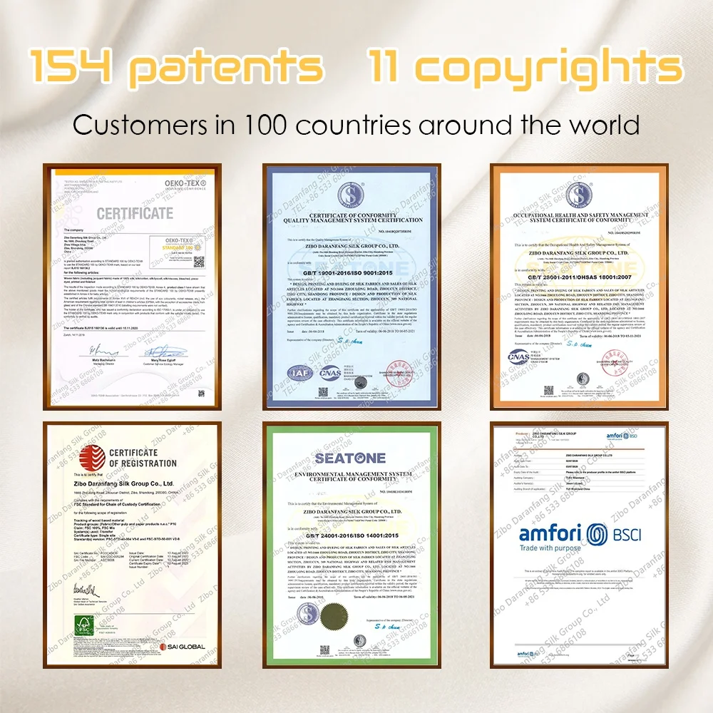 Hot Sale 16/19/22/25/30 mm Custom Marble vein 100% Pure Silk Scrunchie Hair Bands 3.5 cm Large Real Organic Silk Scrunchies set