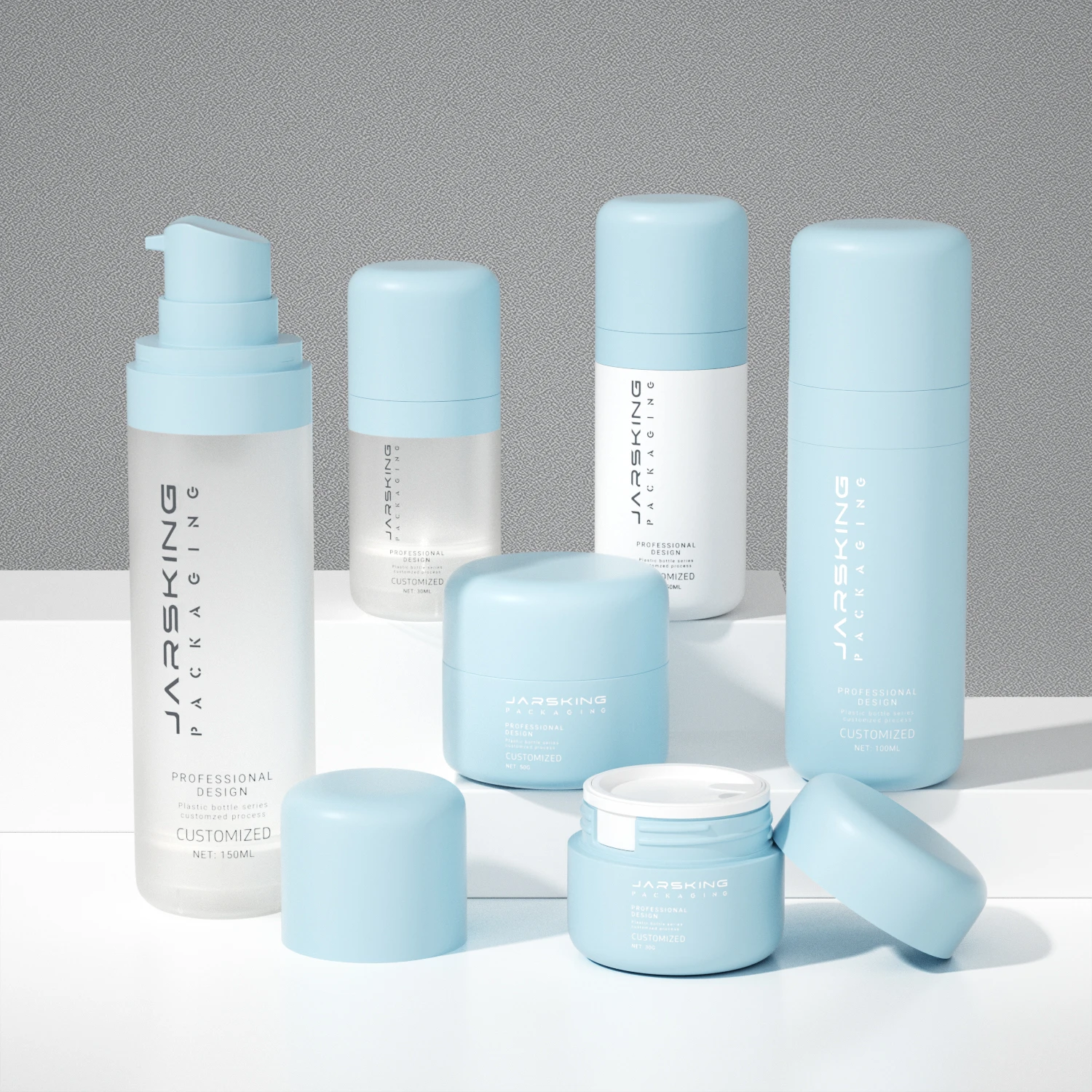 Роскошная круглая упаковка для ухода за кожей 30, 50, 100, 150 мл