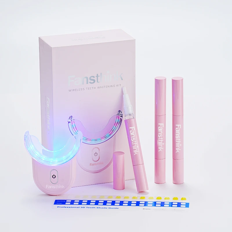 Newest Colorful Teeth Whitening Led Kit Private Logo Premium Professional Cold Blue Teeth Whitening Home Kits