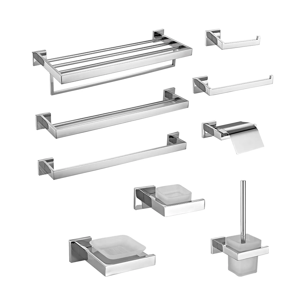 Bath Hardware Luxury Bathroom Accessories Fittings Kit Set 6pcs Wall Mounted  Ceramic Bath Hardware Accessory Set
